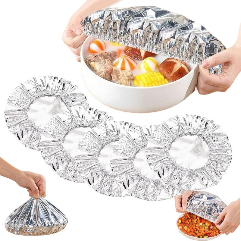 ๐ Keep Meals Piping Hot! Premium Insulated Foil Food Covers | Reusable & Universal Stretch Fit โจ