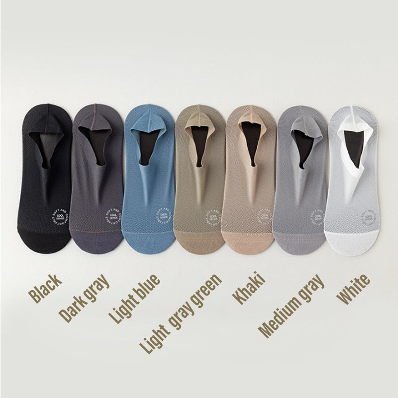 🥳2026 HOT SALE🥳💞50K+ SOLD!✨ 💝 Ice Silk No-Show Socks – Stay Put All Day Long 👣✨【Flash Sale】