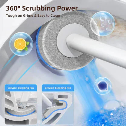 🚽Disposable Toilet Brush Set -with Built-In Cleaner & 60Refills
