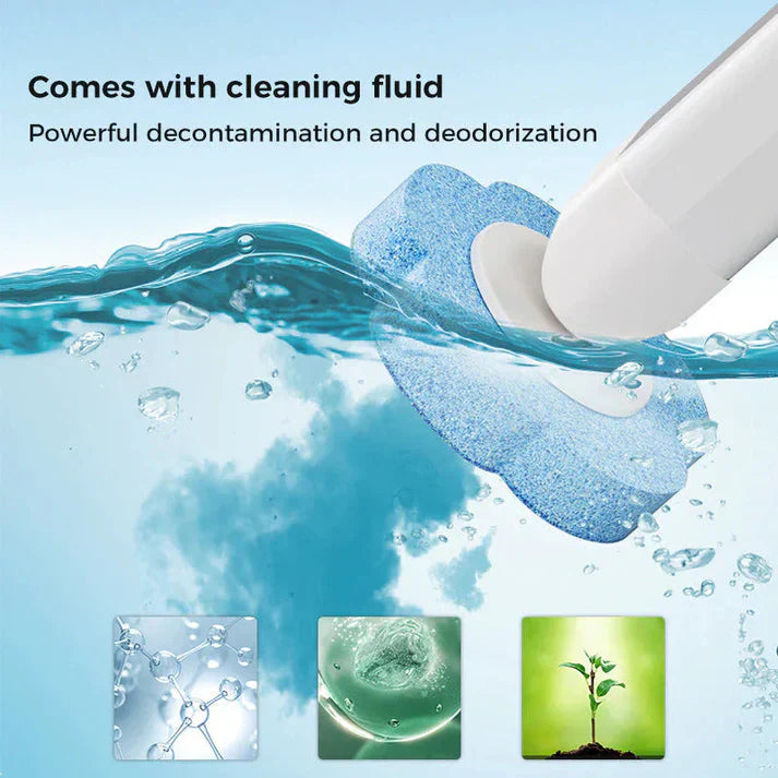 🚽Disposable Toilet Brush Set -with Built-In Cleaner & 60Refills