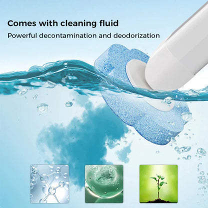 🚽Disposable Toilet Brush Set -with Built-In Cleaner & 60Refills