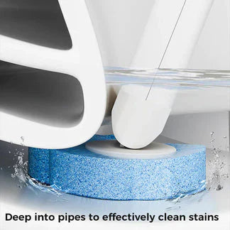 🚽Disposable Toilet Brush Set -with Built-In Cleaner & 60Refills