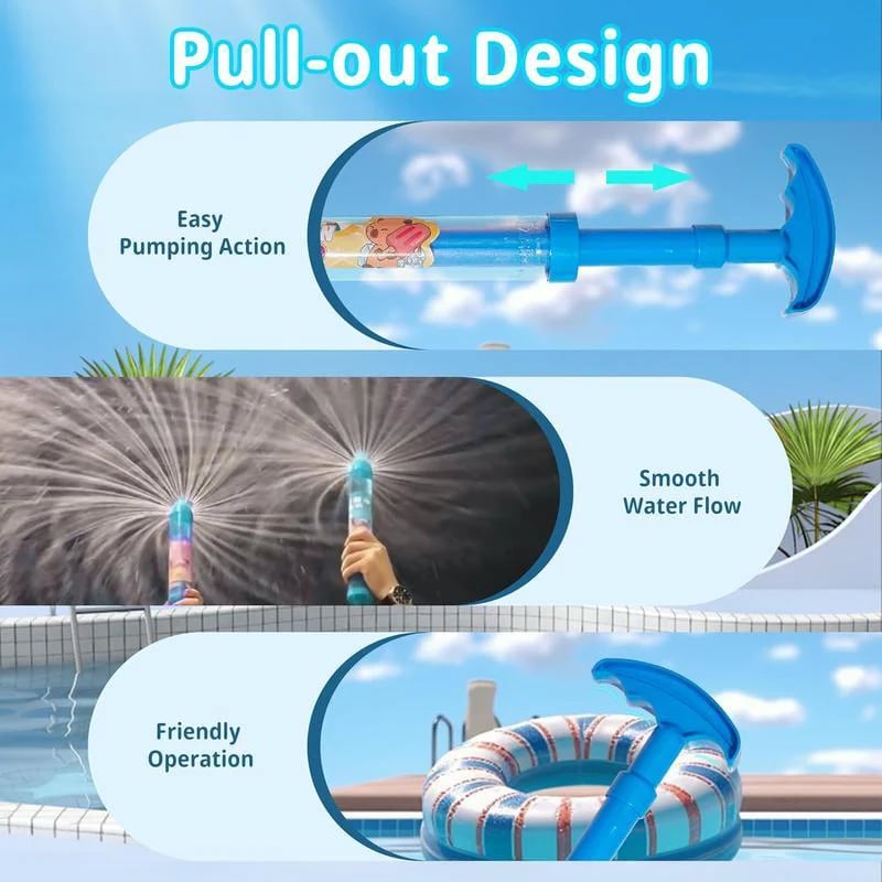 🏆 Magic Firework Water Blaster Toy | Easy-Pump Splash Fun for Pool, Beach & Backyard Parties! ✨