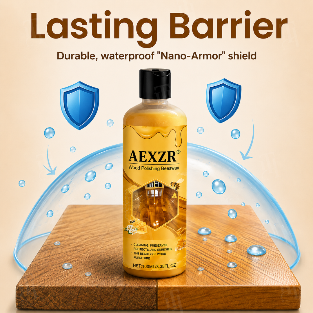 🏆AEXZR® Wood Polishing Beeswax— 60-Second Wood Scratch Eraser | Advanced Nano-Fiber Polish & Floor Repair Liquid