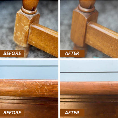 🌿 AEXZR® NuGrain Wood Repair Kit — Scratches Gone in 60 Seconds, Nano-Wood Fiber Fill, Zero-VOC Safe Formula