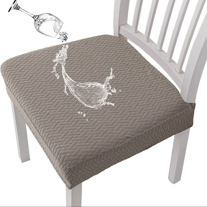 👜🪑 Waterproof Jacquard Chair Covers — ✨Stretchy, Durable & Non-Slip Seat Protectors for Dining Room, Pets & Kids! 🌟