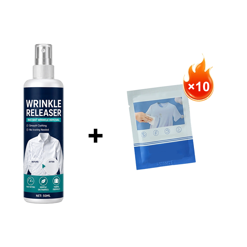 👔 Instant wrinkle release – no iron, travel-ready, static-free & fresh.