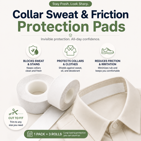 👔Collar Sweat & Friction Protection Pads