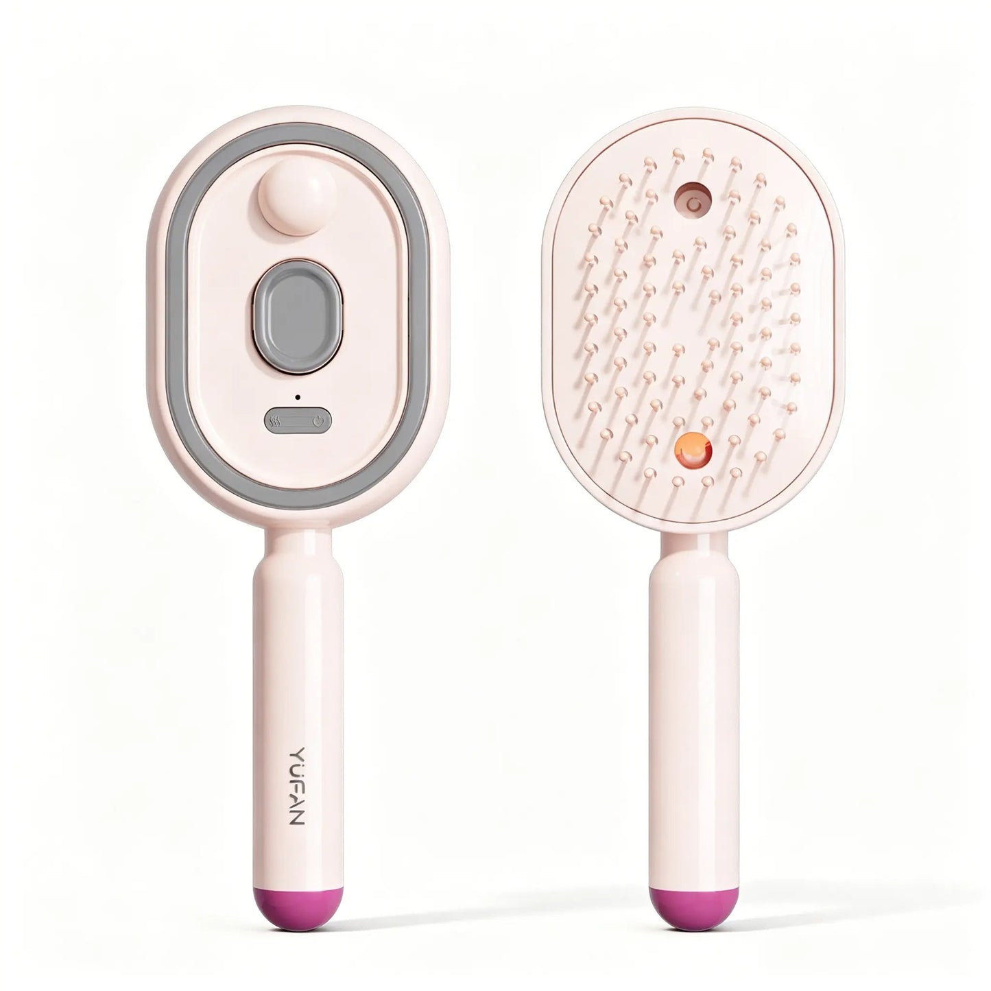 ✨ ✨ 1-Click Self-Cleaning Detangling Hair Brush wit✨ 1-Click Self-Cleaning Detangling Hair Brush with Hydrating Mist | Frizz Control & Scalp Massage 💆‍♀️