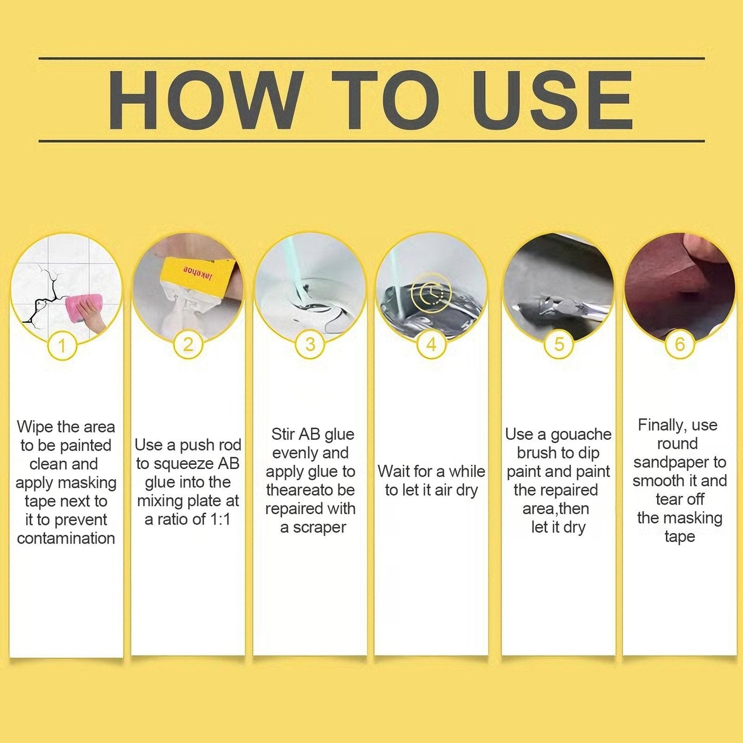 🏆 Pro-Grade Tile Repair Hero —Fast-Drying Invisible Kit for Cracks, Chips & Holes —Waterproof & Permanent DIY Solution ✨