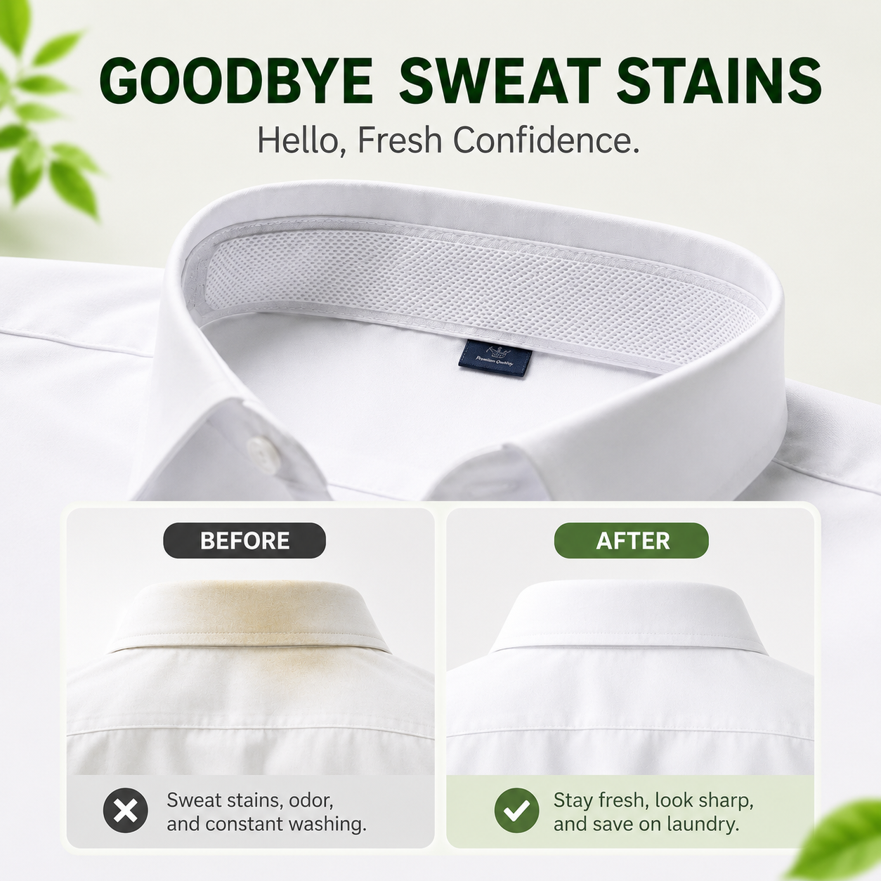 👔Collar Sweat & Friction Protection Pads