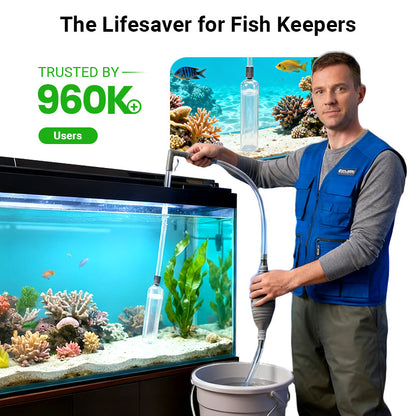 Fish Tank Siphon Vacuum Cleaner