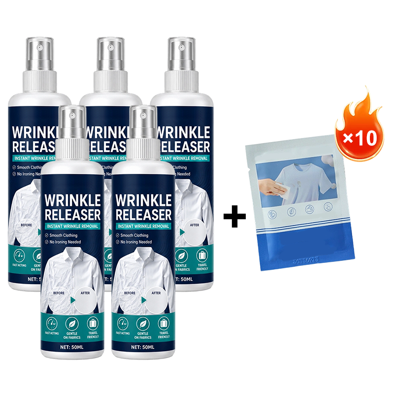 👔 Instant wrinkle release – no iron, travel-ready, static-free & fresh.