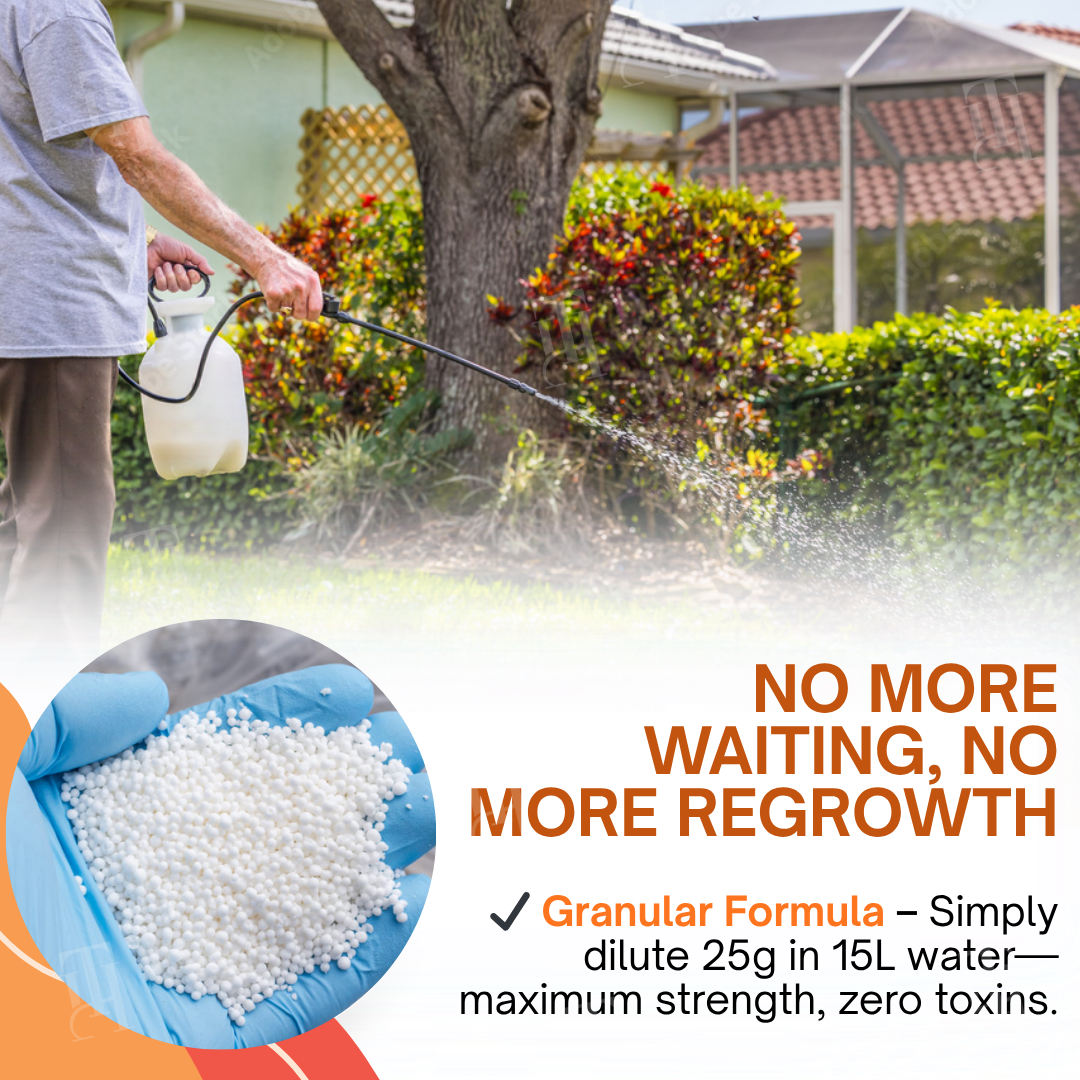 🏆 Professional Dual-Action Herbicide — Kills Toughest Weeds in 6 Hours! Non-Glyphosate Max Strength Formula ✨
