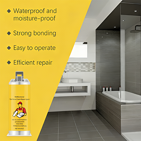 🏆 Pro-Grade Tile Repair Hero —Fast-Drying Invisible Kit for Cracks, Chips & Holes —Waterproof & Permanent DIY Solution ✨