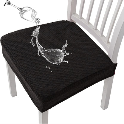 👜🪑 Waterproof Jacquard Chair Covers — ✨Stretchy, Durable & Non-Slip Seat Protectors for Dining Room, Pets & Kids! 🌟