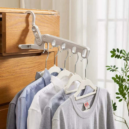 🏆 Last Day Special Price £8.99 ! 🔥Buy 1 Get 1 Free🎁 Portable Foldable Clothes Hanger