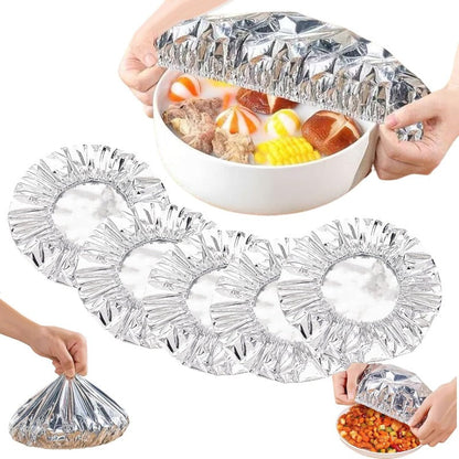 🏆 Keep Meals Piping Hot! Premium Insulated Foil Food Covers | Reusable & Universal Stretch Fit ✨