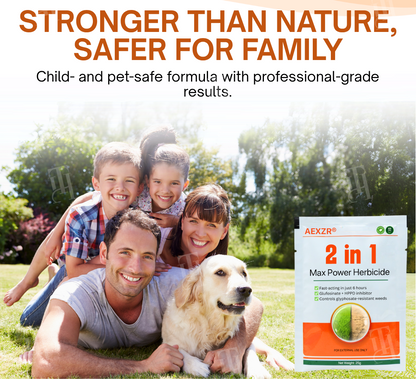 🏆 Professional Dual-Action Herbicide — Kills Toughest Weeds in 6 Hours! Non-Glyphosate Max Strength Formula ✨