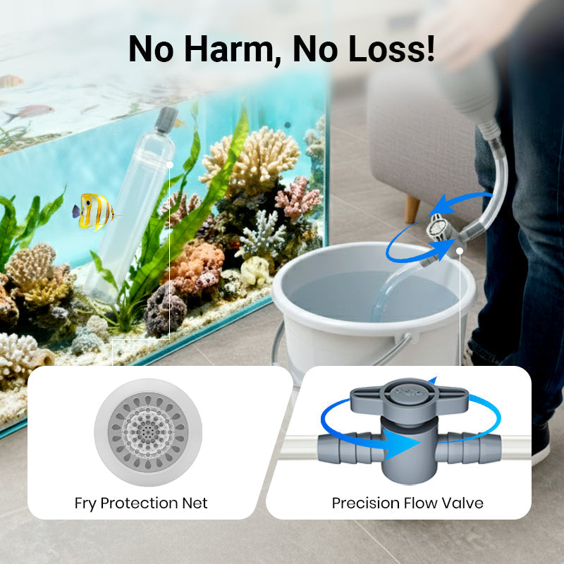 Fish Tank Siphon Vacuum Cleaner