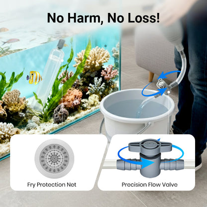 Fish Tank Siphon Vacuum Cleaner