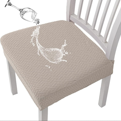 👜🪑 Waterproof Jacquard Chair Covers — ✨Stretchy, Durable & Non-Slip Seat Protectors for Dining Room, Pets & Kids! 🌟