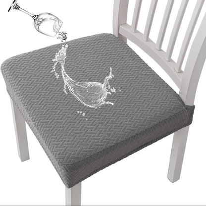 👜🪑 Waterproof Jacquard Chair Covers — ✨Stretchy, Durable & Non-Slip Seat Protectors for Dining Room, Pets & Kids! 🌟