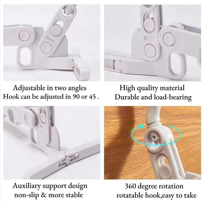 🏆 Last Day Special Price £8.99 ! 🔥Buy 1 Get 1 Free🎁 Portable Foldable Clothes Hanger