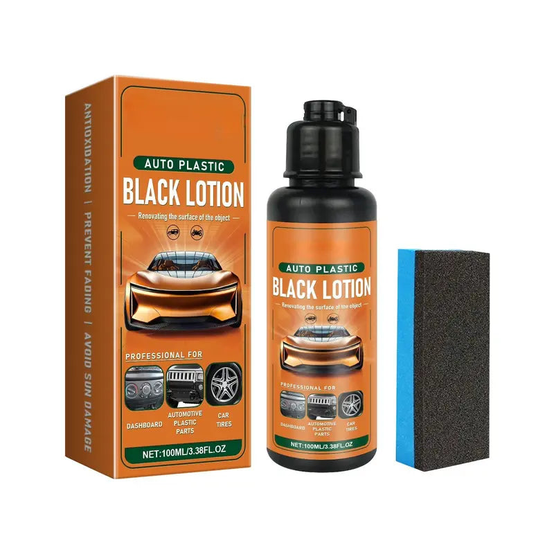 🚗 Plastic Restorer for Cars – Removes Oxidation, Dirt & Wax Residue, Dye Infused Waterproof Plastic Restorer, Cars Care Product - Perfect for Faded Bumpers, Trim & Vinyl on Jeeps, Truck Beds, Avalanches & ATV