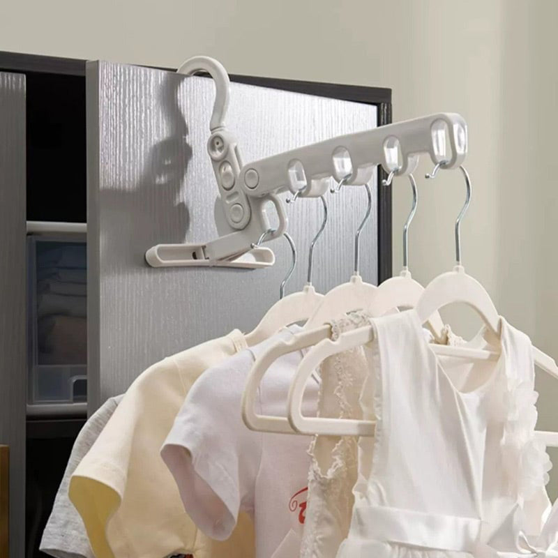 🏆 Last Day Special Price £8.99 ! 🔥Buy 1 Get 1 Free🎁 Portable Foldable Clothes Hanger