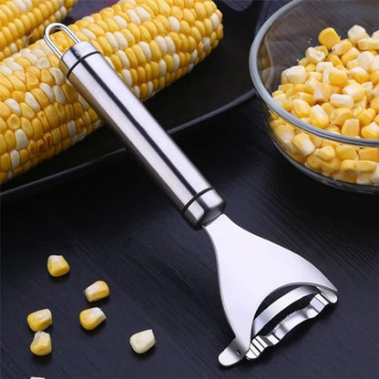 🌽 Master Corn Planer – ✨Heavy-Duty Stainless Steel, Fast & Mess-Free Corn Stripper Tool for Fresh Kitchen Prep! 🏆