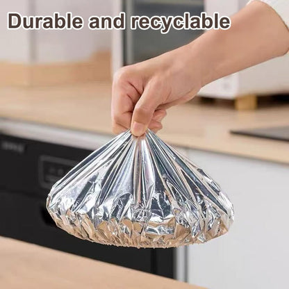 🏆 Keep Meals Piping Hot! Premium Insulated Foil Food Covers | Reusable & Universal Stretch Fit ✨