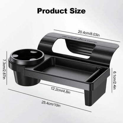3-in-1 Car Console Organizer: The "Zero-Friction" Cockpit Defender