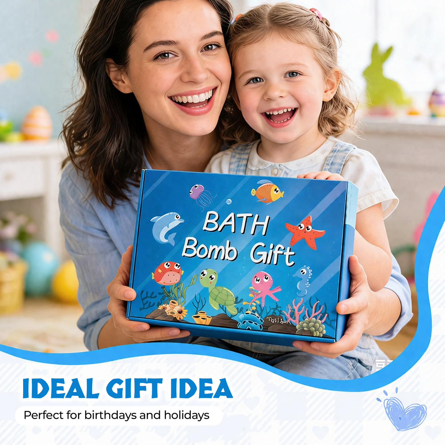 🎁 6-Piece Kids Surprise Bath Bomb Set – Toy Inside Every Bath | Last Day 60% OFF 🌈🔥
