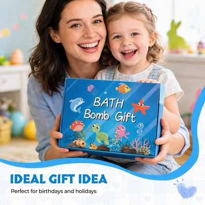 🎁 6-Piece Kids Surprise Bath Bomb Set – Toy Inside Every Bath | Last Day 60% OFF 🌈🔥