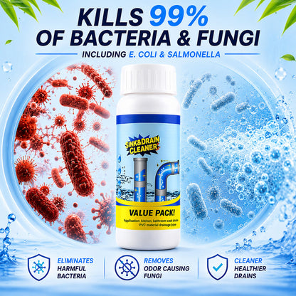 🔥LAST DAY 60% OFF 💥 Sink & Drain Cleaner – Instant Foam, Powerful Unclogging, Fresh & Clean.✨
