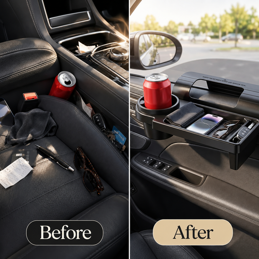 3-in-1 Car Console Organizer: The "Zero-Friction" Cockpit Defender