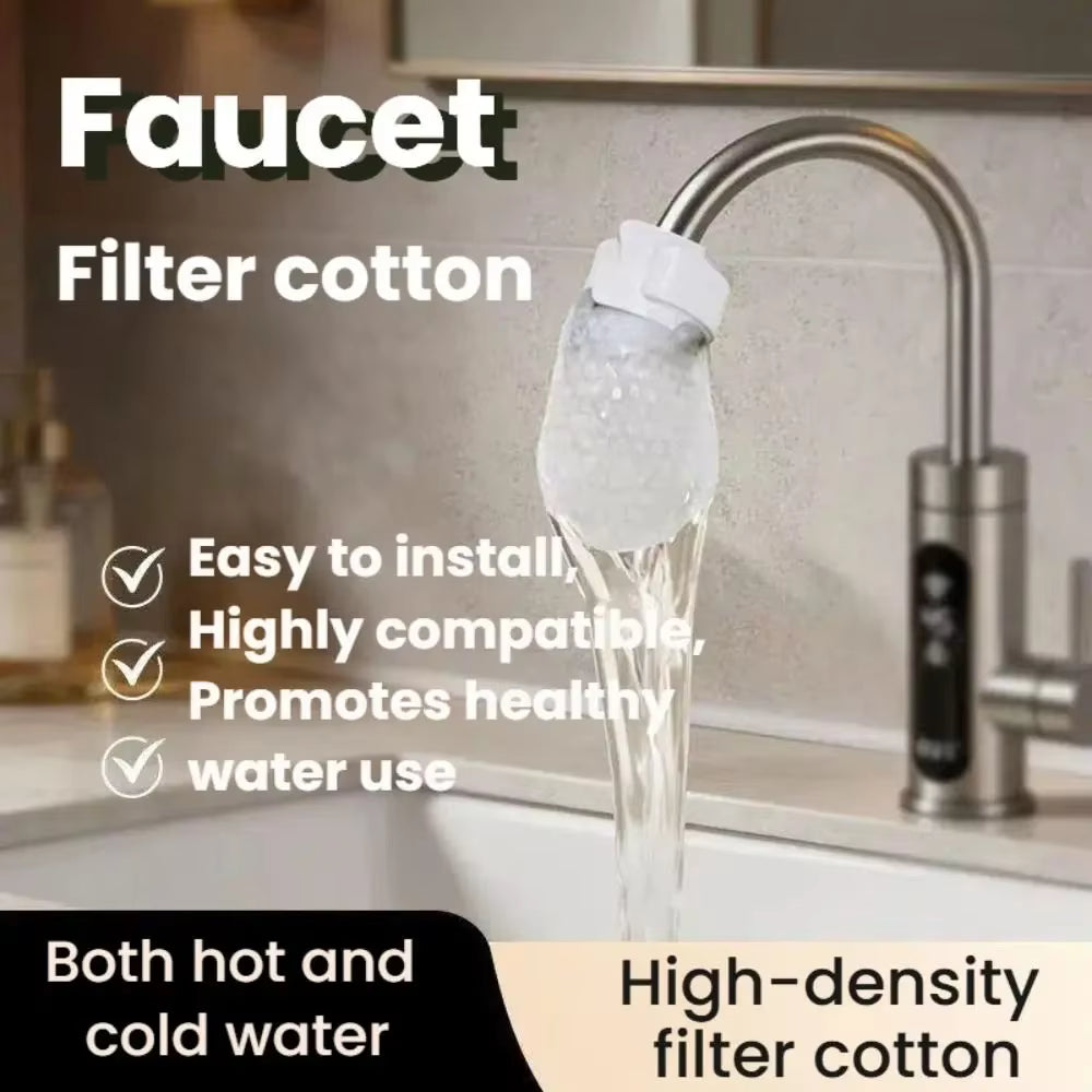 🏆 60 Pcs Universal Faucet Water Filter & Anti-Splash Guard | Easy Slip-on Installation ✨