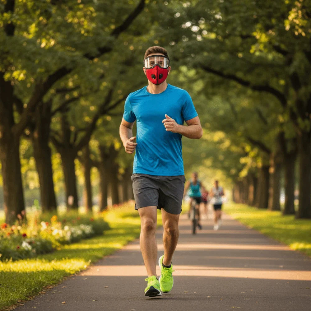 🏆 Ultimate All-Weather Face Shield | 2-in-1 Breathable Cover with Detachable Windproof Goggles ✨