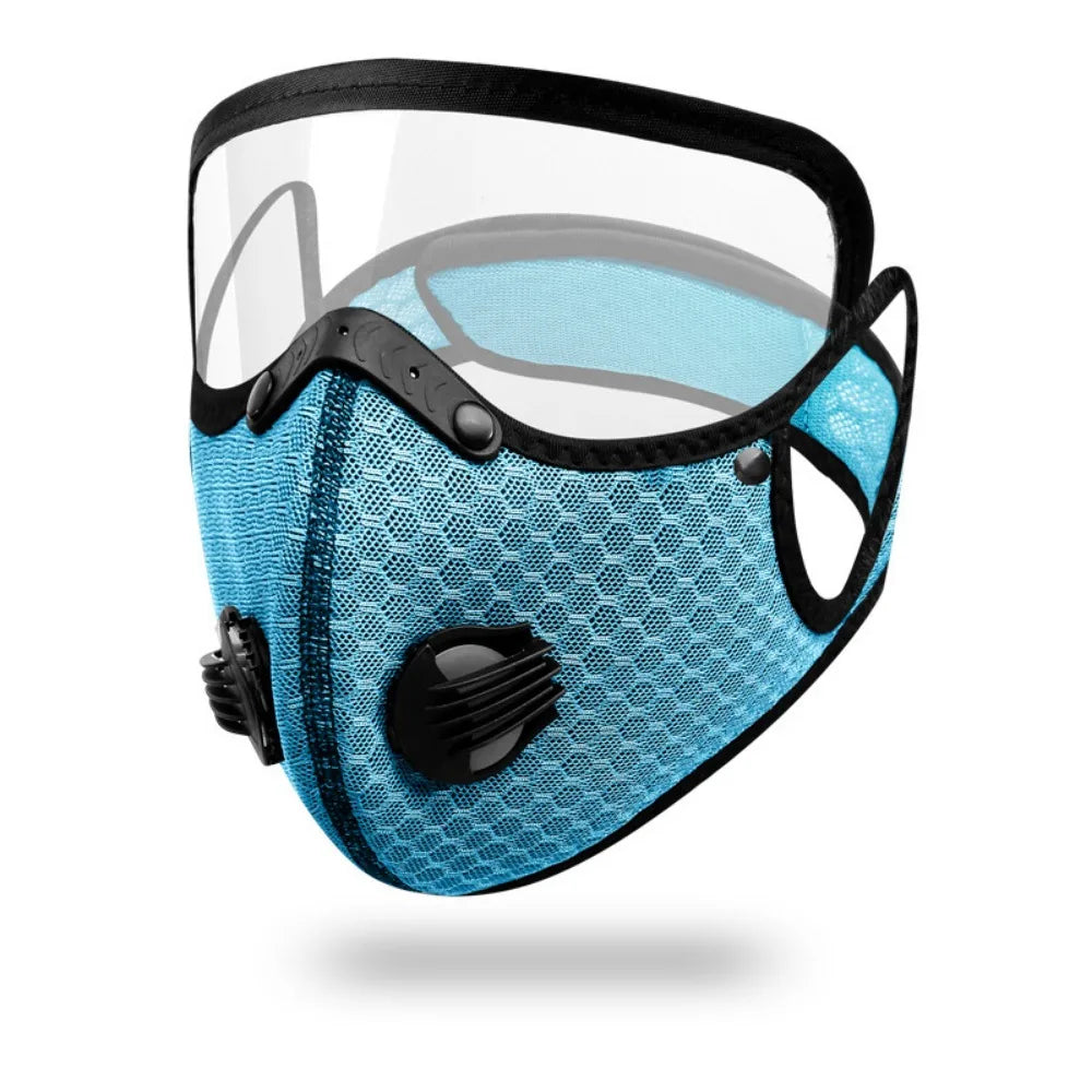 🏆 Ultimate All-Weather Face Shield | 2-in-1 Breathable Cover with Detachable Windproof Goggles ✨