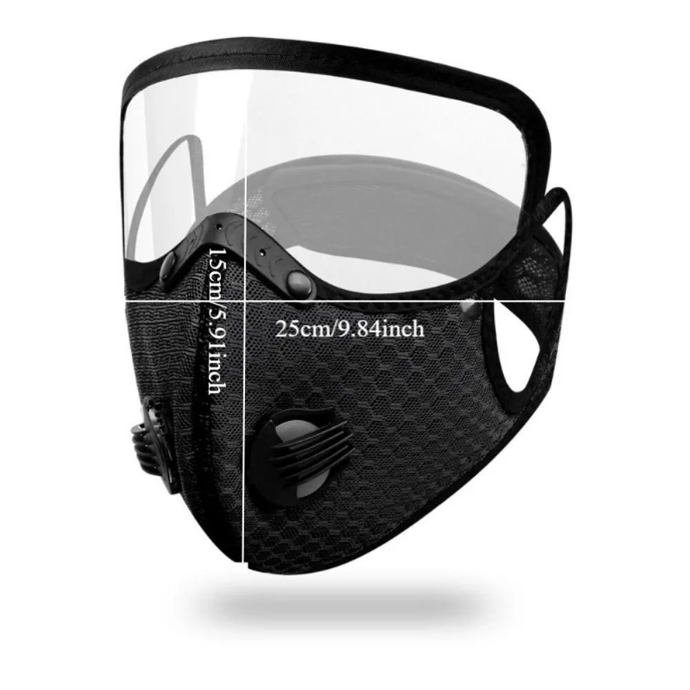 🏆 Ultimate All-Weather Face Shield | 2-in-1 Breathable Cover with Detachable Windproof Goggles ✨