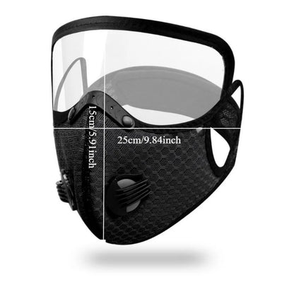🏆 Ultimate All-Weather Face Shield | 2-in-1 Breathable Cover with Detachable Windproof Goggles ✨