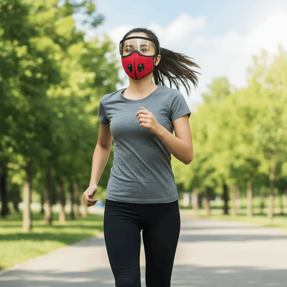 🏆 Ultimate All-Weather Face Shield | 2-in-1 Breathable Cover with Detachable Windproof Goggles ✨