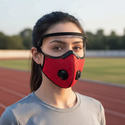 🏆 Ultimate All-Weather Face Shield | 2-in-1 Breathable Cover with Detachable Windproof Goggles ✨
