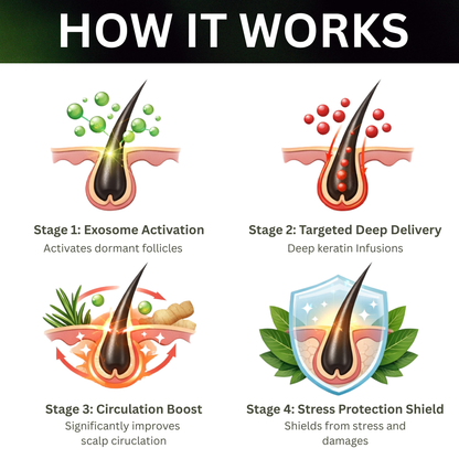 🏆 Advanced Exosome Revitalizing Shampoo | Clinically Proven Hair Growth & Anti-Shedding Treatment 🌱