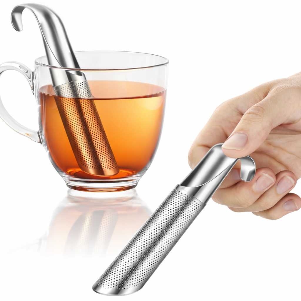 🍵 2-in-1 Tea Scoop Infuser — ✨Ultra-Fine Mesh Strainer, Effortless Loose Leaf Steeping Tool for a Perfect Brew! 🌿