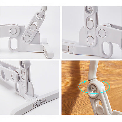 🏆 Last Day Special Price £8.99 ! 🔥Buy 1 Get 1 Free🎁 Portable Foldable Clothes Hanger