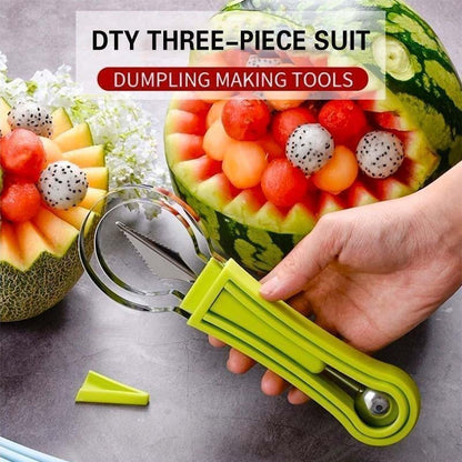 🏆Master Fruit Prep | Space-Saving 4-in-1 Stainless Steel Carver