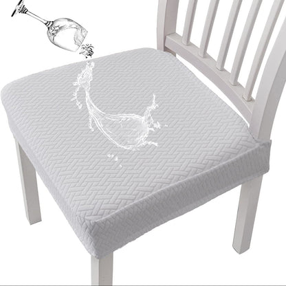👜🪑 Waterproof Jacquard Chair Covers — ✨Stretchy, Durable & Non-Slip Seat Protectors for Dining Room, Pets & Kids! 🌟