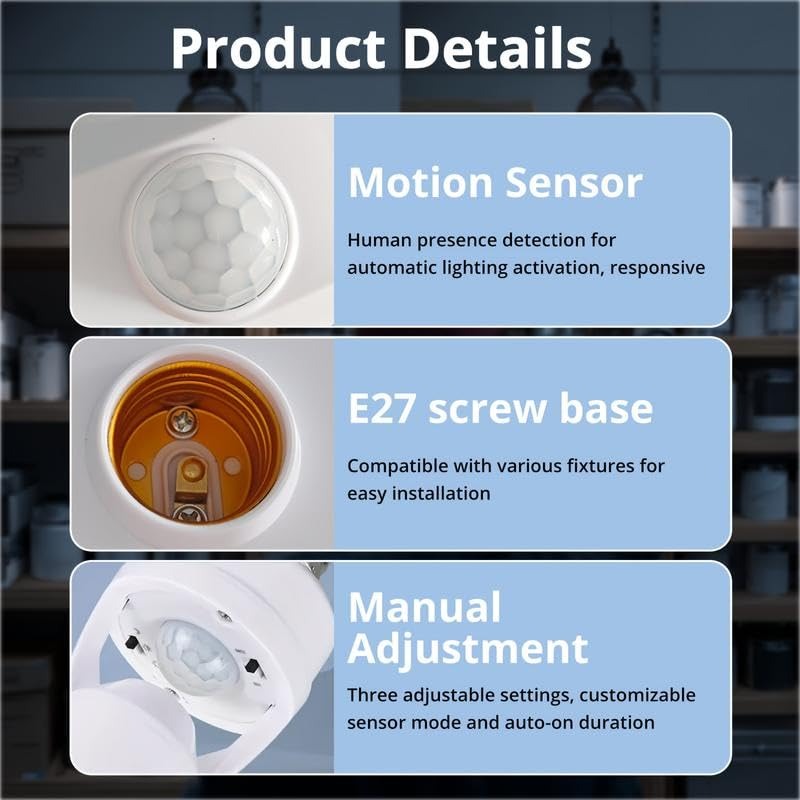 Smart Motion Sensor Socket